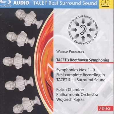 Ludwig van Beethoven (1770-1827): Symphonien Nr.1-9 - Tacet - (DVD / Blu-ray / Blu-