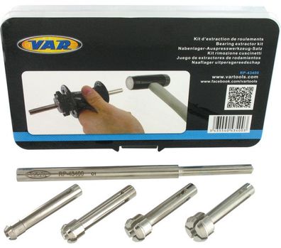 VAR Nabenlager-Auspresswerkzeug RP-43400 für 10 / 12 / 15 / 17 / 20mm