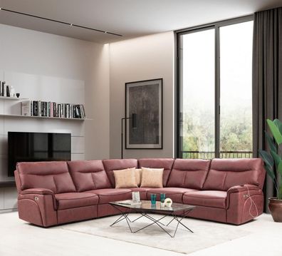 Ecksofa Modern Relax Sitz Luxus Möbel Wohnzimmer Sofa Couch L-Form Neu