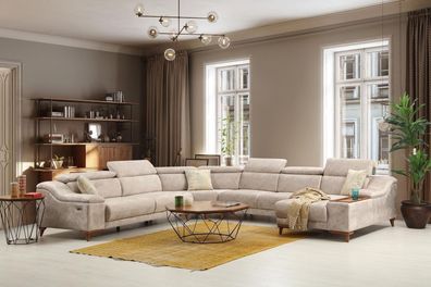 Ecksofa Sofa U-Form Polstersofa Couch Garnitur Ecksofas Modern Wohnzimmer