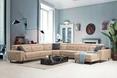 Ecksofa U-Form Sitzmöbel Designer Sitzmöbel Modern Sofa Couch Polster