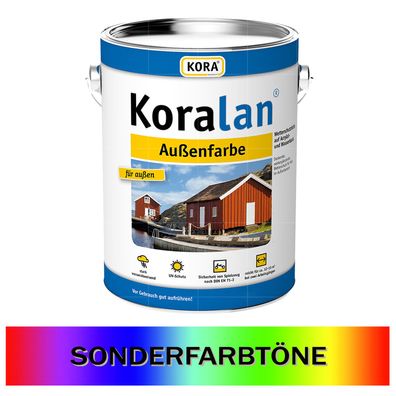 KORA Koralan Aussenfarbe 10 L Wetterschutzfarbe deckend Wasserbasis Sonderton