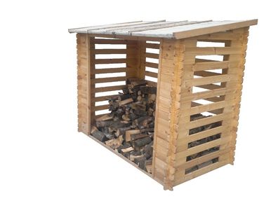 Kaminholz-Unterstand Venus - 2,35 x 1,30 Meter
