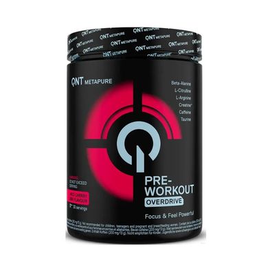 QNT Pre-Workout Overdrive (30 Serv) Wild Cherry Lime