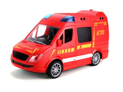 XL Feuerwehr MTW Modellauto Spielzeug mit Licht & Sound 22cm groß