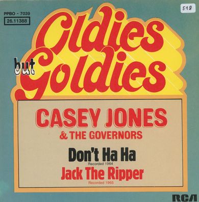 7" Cover Casey Jones & the Governors - Don´t Ha Ha
