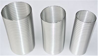 Aluminium Abluftrohr flexi 150mm / 15cm /2m Lang Aluflexschlauch 200mm