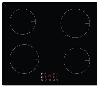 PKM IF4-G Induktionskochfeld 60cm autark Touch rahmenlos Glaskeramik