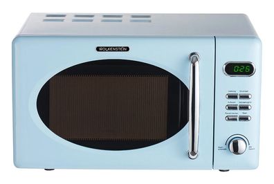 Wolkenstein WMW720 LB blau RETRO Mikrowelle 700Watt 20l nostalgie