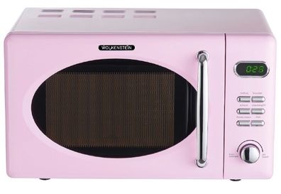 Wolkenstein WMW720 SP pink RETRO Mikrowelle 700Watt 20l nostalgie