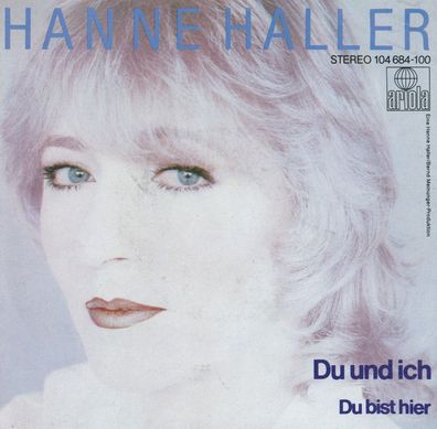 7" Cover Hanne Haller - Du und ich