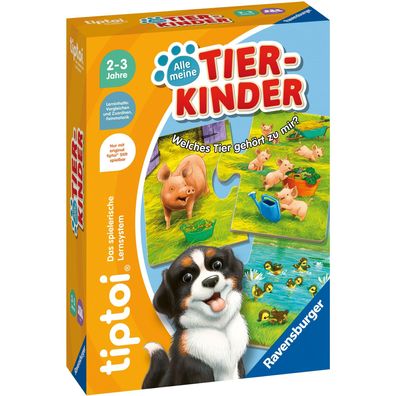 tiptoi Puzzle Alle meine Tierkinder - Ravensburger 00108 - (Spielwaren / Puzzle)