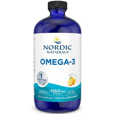 Nordic Naturals, Omega-3, 1560mg Omega-3, Zitrone, 16 fl oz (473 ml)