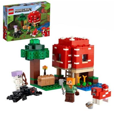 LEGO Minecraft Das Pilzhaus 21179 - LEGO 21179 - (Spielwaren / Bausteine / Bausätze)