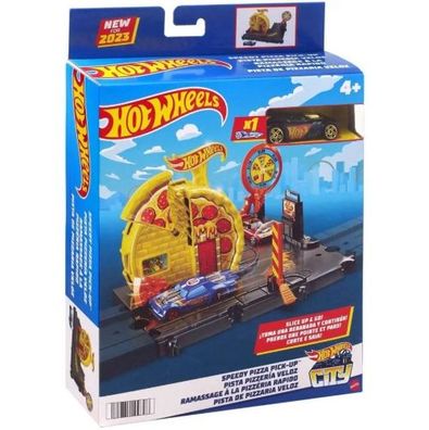 Mattel - Hot Wheels City Speedy Pizza Pick-Up / from Assort - Mattel - (Spielware...