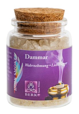 Dammar weiß - Reine Harze 60 ml Glas Berk