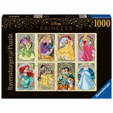 Puzzle Disney - Nouveau Art Prinzessinnen (1000 Teile)