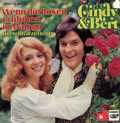 7" Cover Cindy & Bert - Wenn die Rosen erblühen in Malaga