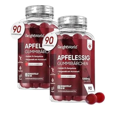 Apfelessig Gummibarche2000mg - Apple Cider Vinegar & Vitamin C, B6, B12 & B9
