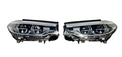 2X Neu Scheinwerfer Adaptive LED BMW 5 G30 G31 F90 M5 7214962-06, 7214961-06