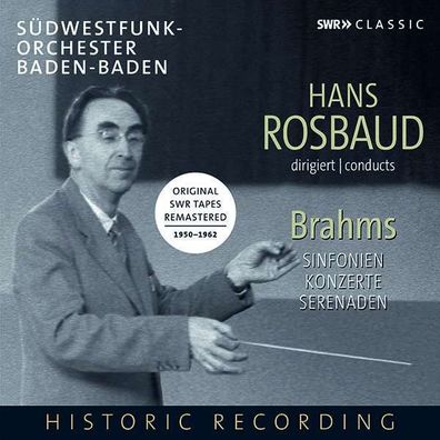 Johannes Brahms (1833-1897) - Hans Rosbaud conducts Johannes Brahms - - (CD / H)