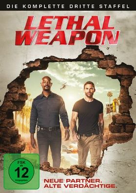 Lethal Weapon - Staffel #3 (DVD) 4Disc - WARNER HOME - (DVD Video / TV-Serie)