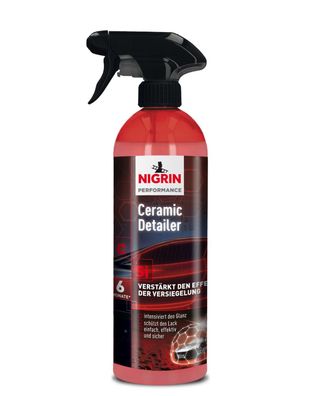 Nigrin Ceramic Detailer Spray 750ml LackPflege KeramikVersiegelung LackGlanz