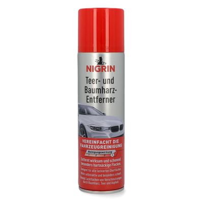 Nigrin TeerEntferner + BaumharzEntferner Reinigung Selbstaktiver Reiniger Auto