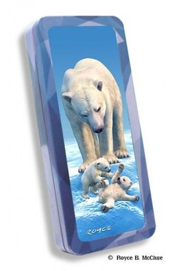 3D Stiftebox Polar Bears - Eisbären
