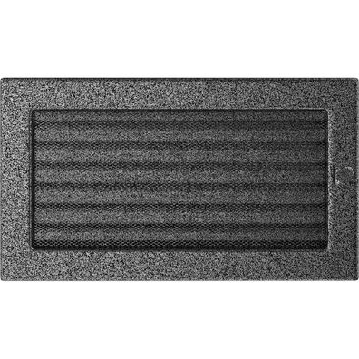 Vent Cover 17x30 black and silver with blinds