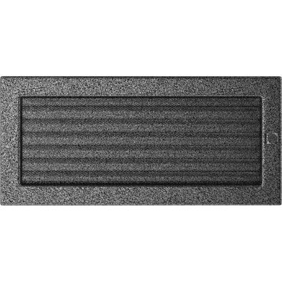 Vent Cover 17x37 black and silver with blinds