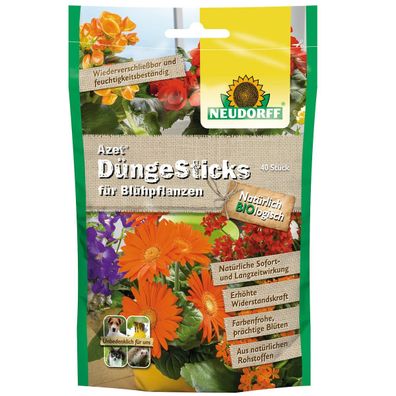 Neudorff® Azet® DüngeSticks für Blühpflanzen BIO logisch 40 Sticks