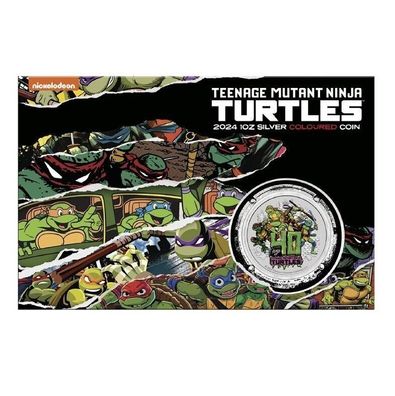 Silbermünze 2024 1oz - Australia - Teenage Mutant Ninja Turtles 40th Anniversary