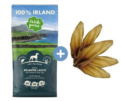 Irish Pure | Trockenfutter | Atlantik-Lachs mit Gemüse & Kelp-Alge, Adult 12 kg