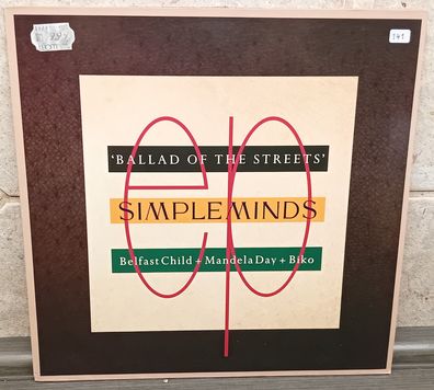 12" Maxi Vinyl Simple Minds - Ballad of the Streets