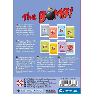 Clementoni Kartenspiel Bomba