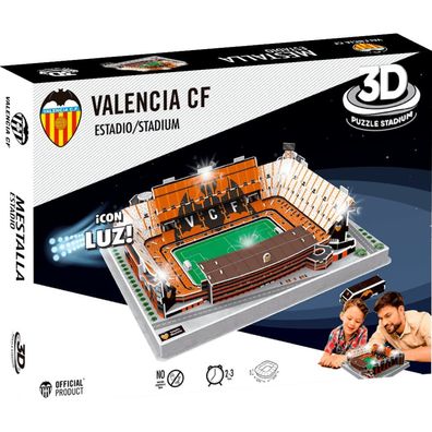 3D PUZZLE Stadium Leuchtendes 3D-Puzzle Mestalla Stadion - FC Valencia