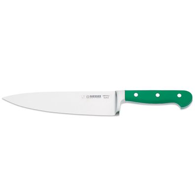 Giesser Kochmesser 20 cm grün Küchenmesser breite geschmiedete Klinge 8280 20 gr