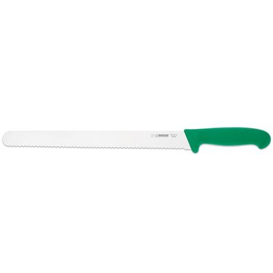 Giesser Aufschnittmesser 31 cm grün gestanzte Wellenschliff-Klinge 7705 w 31 gr