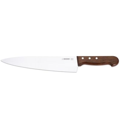 Giesser Kochmesser 26cm Küchenmesser breite Messerklinge & Griff aus Holz 845026