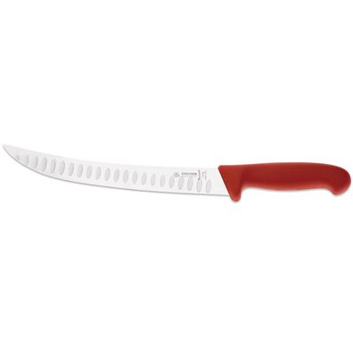 Giesser Zuschneide- & Zerlegemesser 25 cm rot Kullenschliff-Klinge 2005 wwl 25 r