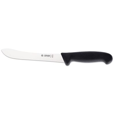 Giesser Abhäutemesser 18cm schwarz Hautmesser Klinge steif leicht gebogen 210518