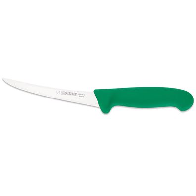 Giesser Ausbeinmesser 15cm grüner Griff Ausbeiner Klinge gebogen steif 251515 gr