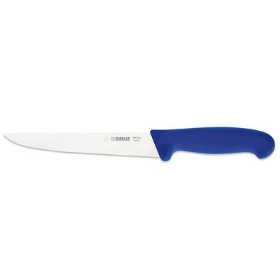 Giesser Stechmesser 18 cm blauer Griff starke Messerklinge Fleischmesser 300518b