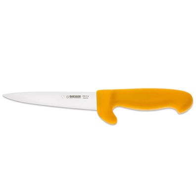 Giesser Stechmesser 15 cm gelb steife Klinge stark ausgeprägte Griffnase 308215g