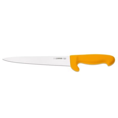 Giesser Stechmesser 22 cm gelb steife Klinge stark ausgeprägte Griffnase 308222g