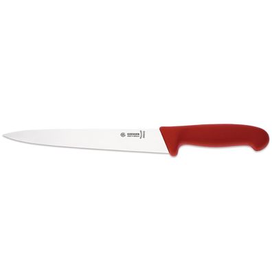 Giesser Stechmesser 22 cm rot mit steifer mittelspitzen Messerklinge 3085 22 r