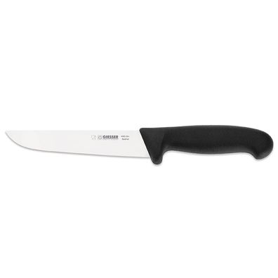 Giesser Fleischermesser 16 cm schwarz Schlachtmesser breite Messerklinge 4025 16
