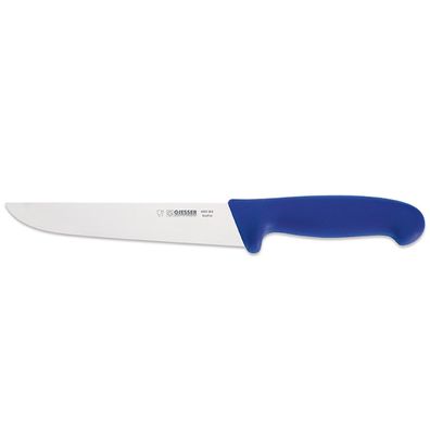 Giesser Fleischermesser 18 cm blau Schlachtmesser breite Messerklinge 4025 18 b