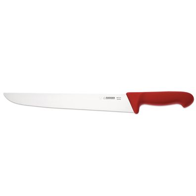 Giesser Fleischermesser 30 cm rot Schlachtmesser breite Messerklinge 4025 30 r